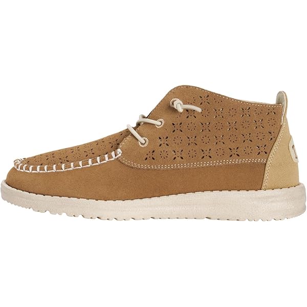 Amazon.com | HEYDUDE Women's Wendy Mid Elevated Chestnut 9 Medium
