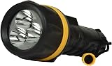 MERCURY Heavy Duty LED Rubber Torch Wide-Angle, Anti-Roll Grip, Splash