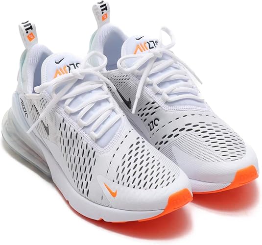 Amazon ナイキ エア マックス 270 Air Max 270 ホワイト ブラック オレンジ Ah8050 106 日本国内正規品 30 0cm Nike ナイキ ランニング
