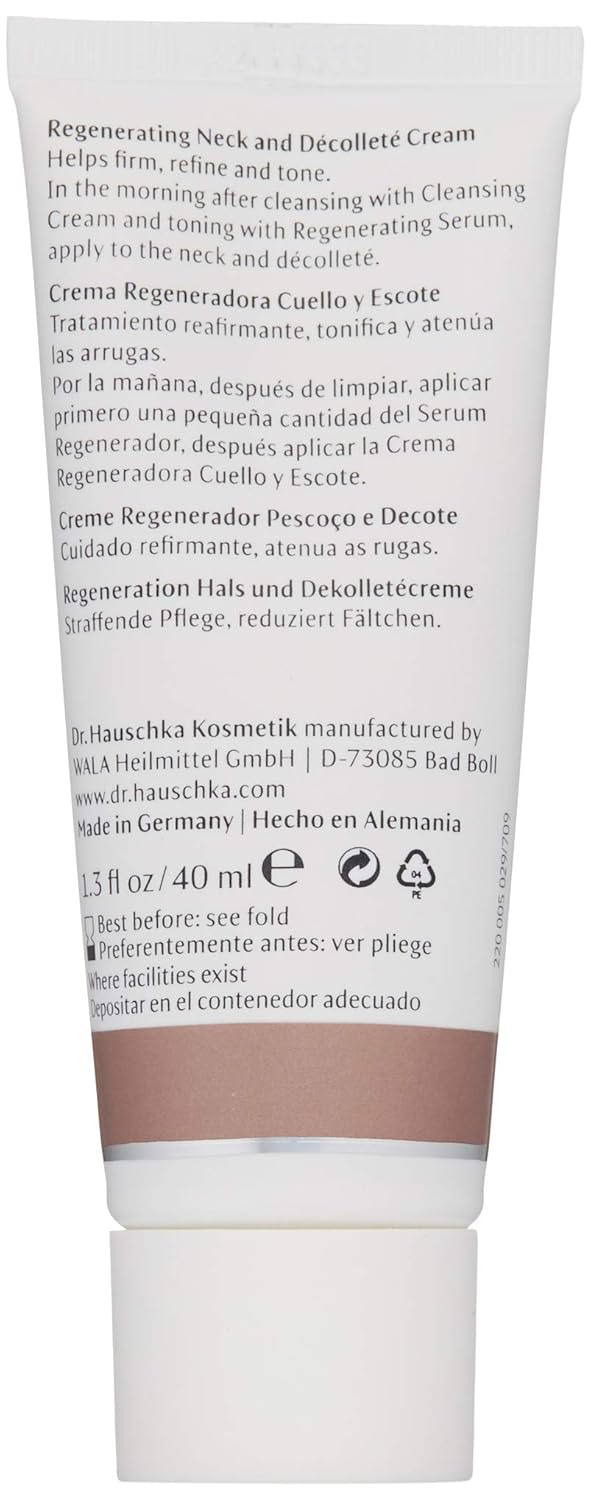 Dr. Hauschka Regenerating Neck and Decollete Cream, 1.3 Fl Oz: Premium Beauty