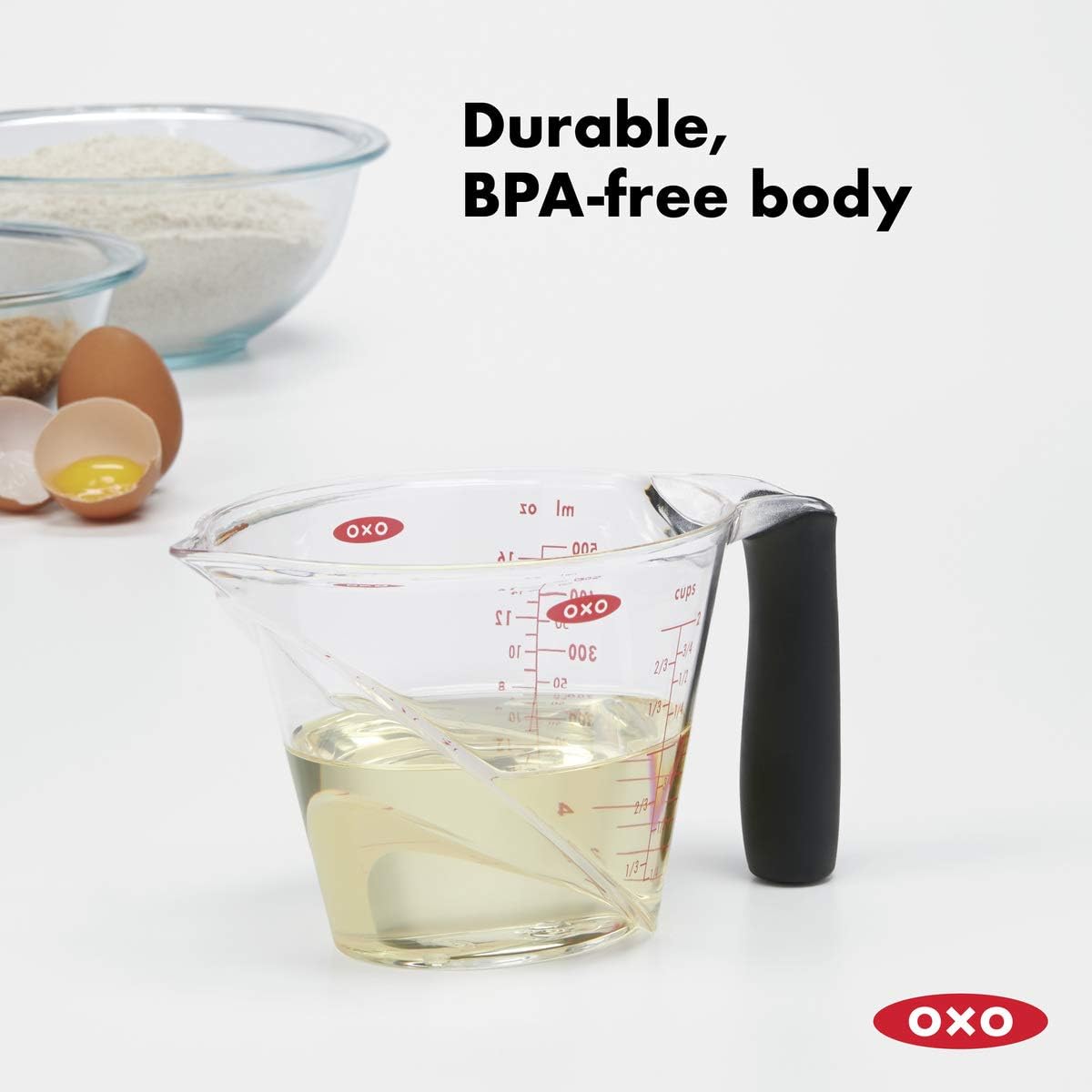 OXO Good Grips 2-Cup Angled Measuring Cup, Clear, 2 Cup: Home & Kitchen
