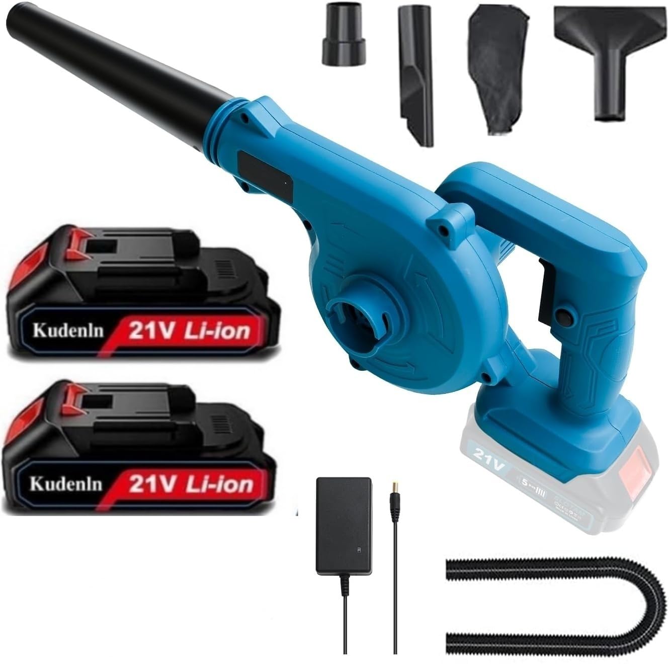 ブロワー マキタバッテリー共通 ブロアー 1台2役 充電式ブロワ 落ち葉掃除 大容量バッテリ一付 充電式ブロワー ブロアー 洗車後の水滴吹き飛ばし 業界最軽 [並行輸入品]商品画像