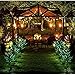 Solar Power Tree Light Colorful Light Garden Outdoor Yard Lawn seenlast Landscape Lamp Perfect for Home Festival Party Wedding Christmas Indoor Outdoor Decoration 2 Set (Leaves)