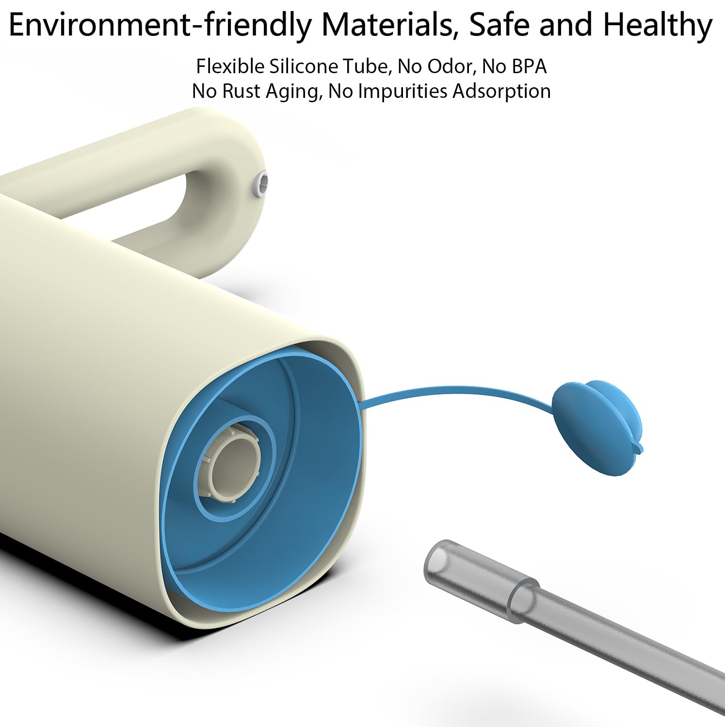 Myvision Foldable Nozzle 5 Gallon Water Dispenser, 3 Mode Water Pump for 5 Gallon Jug, Portable Electric Water Jug Dispenser for Gallon Bottle Switch (Square Folding)