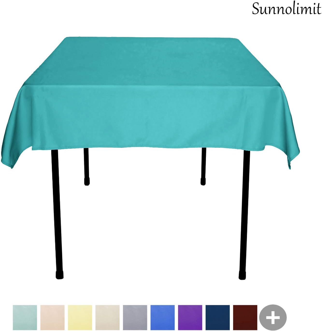 Best teal table cloth square
