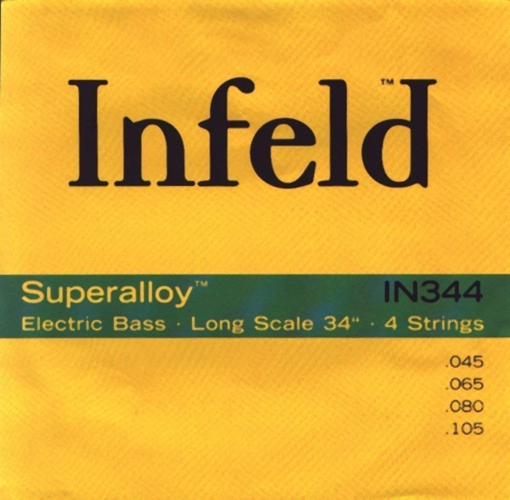 Thomastik single string E .105 steel core, superalloy winding round wound IN34105 for electric bass Infeld set IN344, IN345, IN346