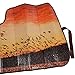 Double Bubble Auto Sun Shade for Car SUV Truck - Silhouette Flock of Birds at Sunset - Jumbo Folding Accordion