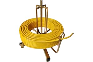 RUIPAI Folding wire spool rack, Floor or Stud Mounted ，new cable dispenser, Electricians tools suitable for Romex wires