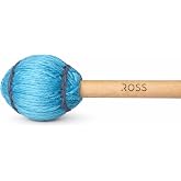 ROSS V Series Vibraphone Mallets Baby Blue 16 Inch Maple Wood Pair