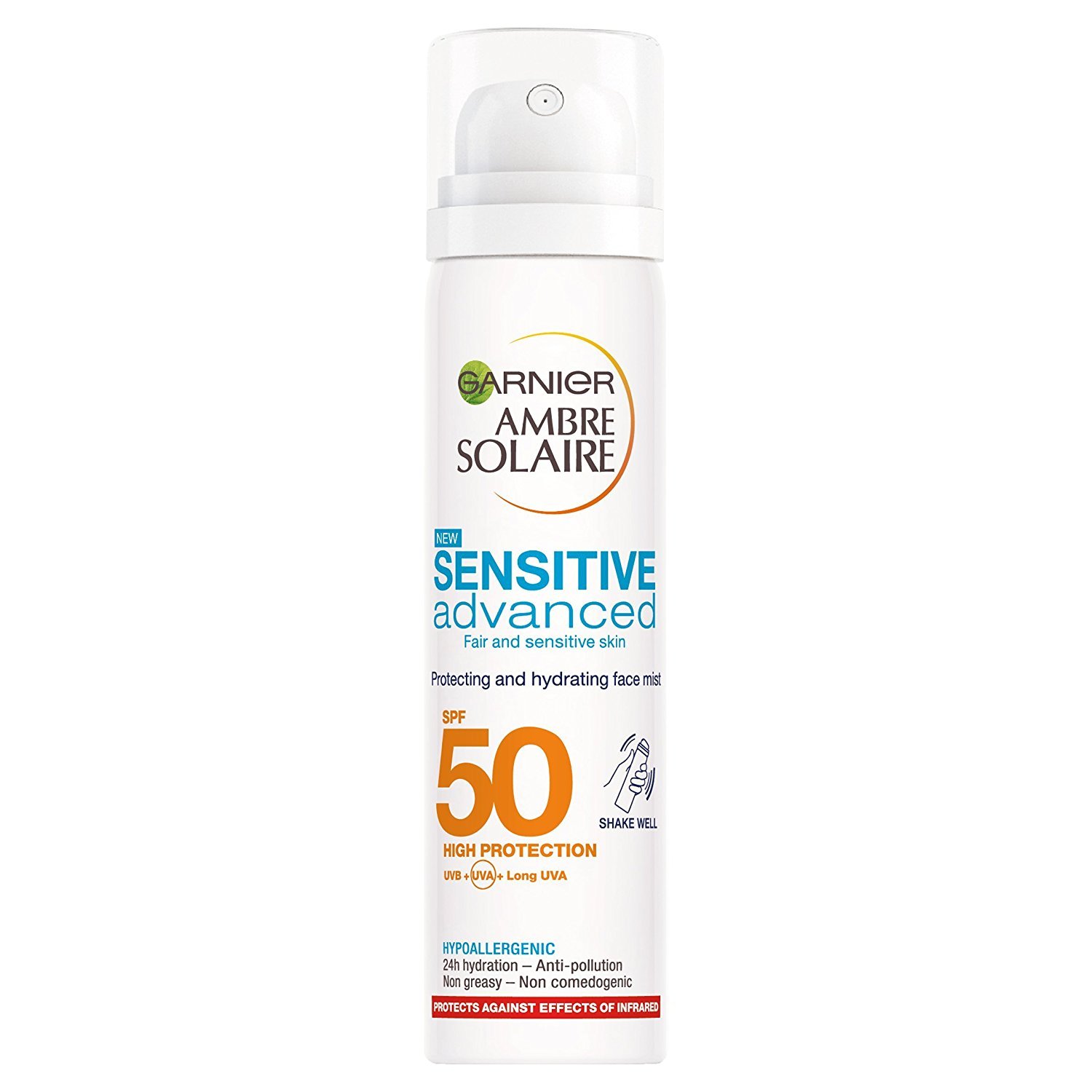garnier spf 50 face mist
