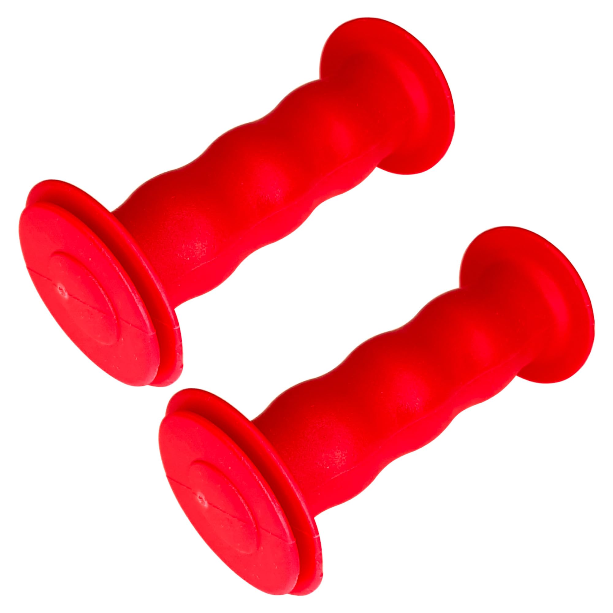 cyclingcolors Handlebar Grips 85 mm Handlebar 19 mm MTB Vintage Child Non-Slip Bicycle, Red