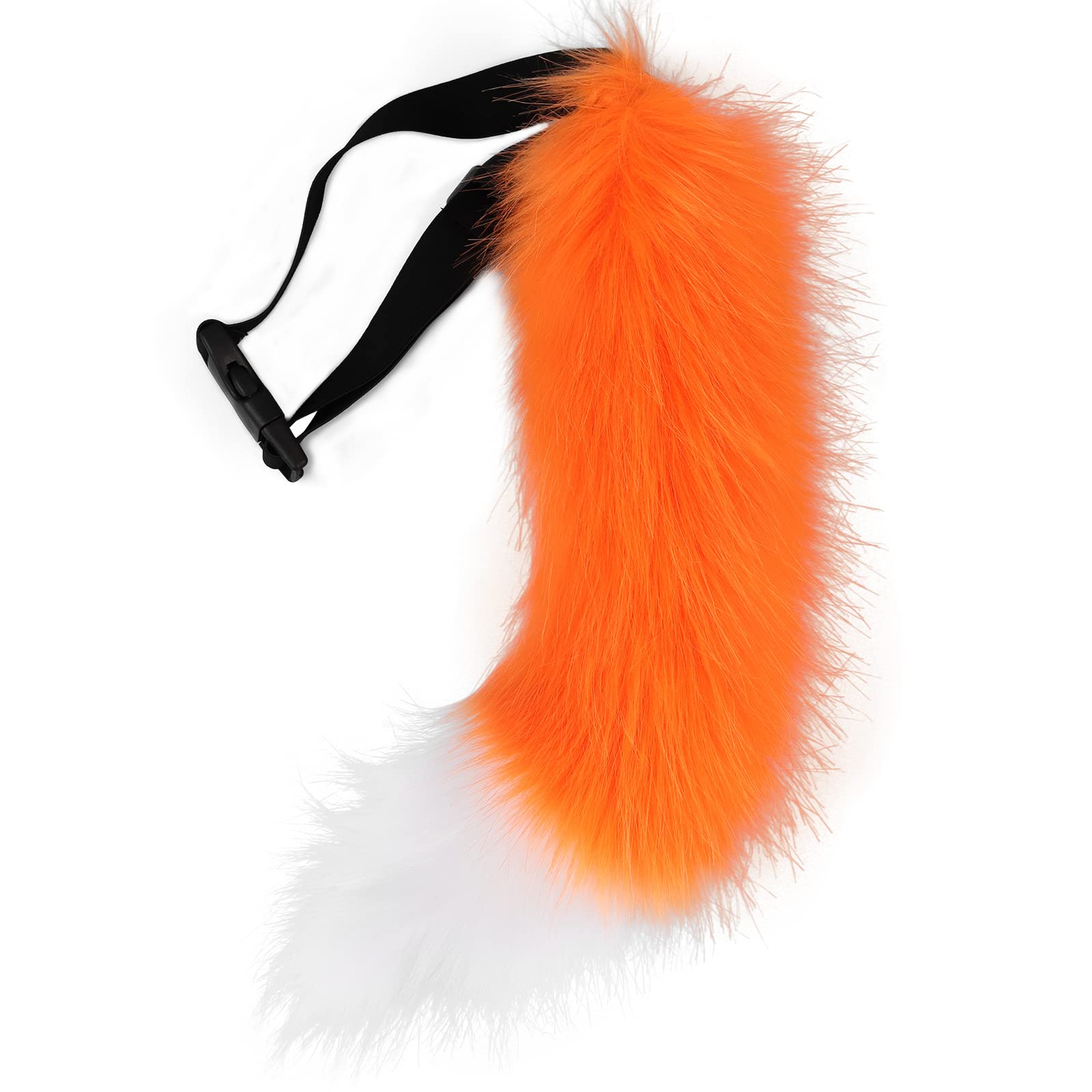 PPFINE Faux Fur Fox Costume Cat Tail Cosplay Halloween Christmas Party Costume One Size