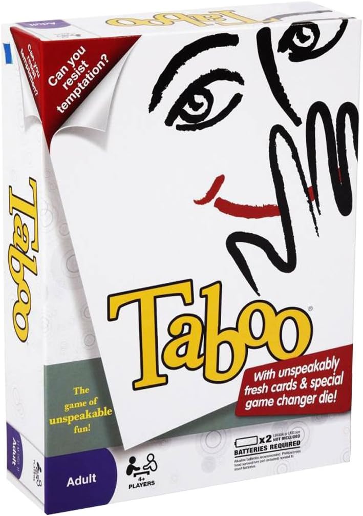 Sanyal Taboo Unspeakable Fun for Family, Adult Party or for Kids, Strategic Board Game (4+ Players)