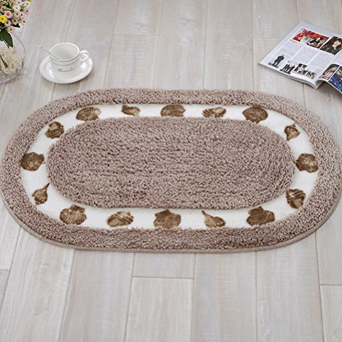 Lamourbear Shell Microfiber Doormat Durable Buth Rug Water