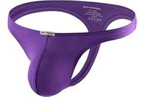 MuscleMate Men's Thong G-String Underwear, Men's Hot Thong G-String Brief Underwear, Stretch and All-day Comfort.