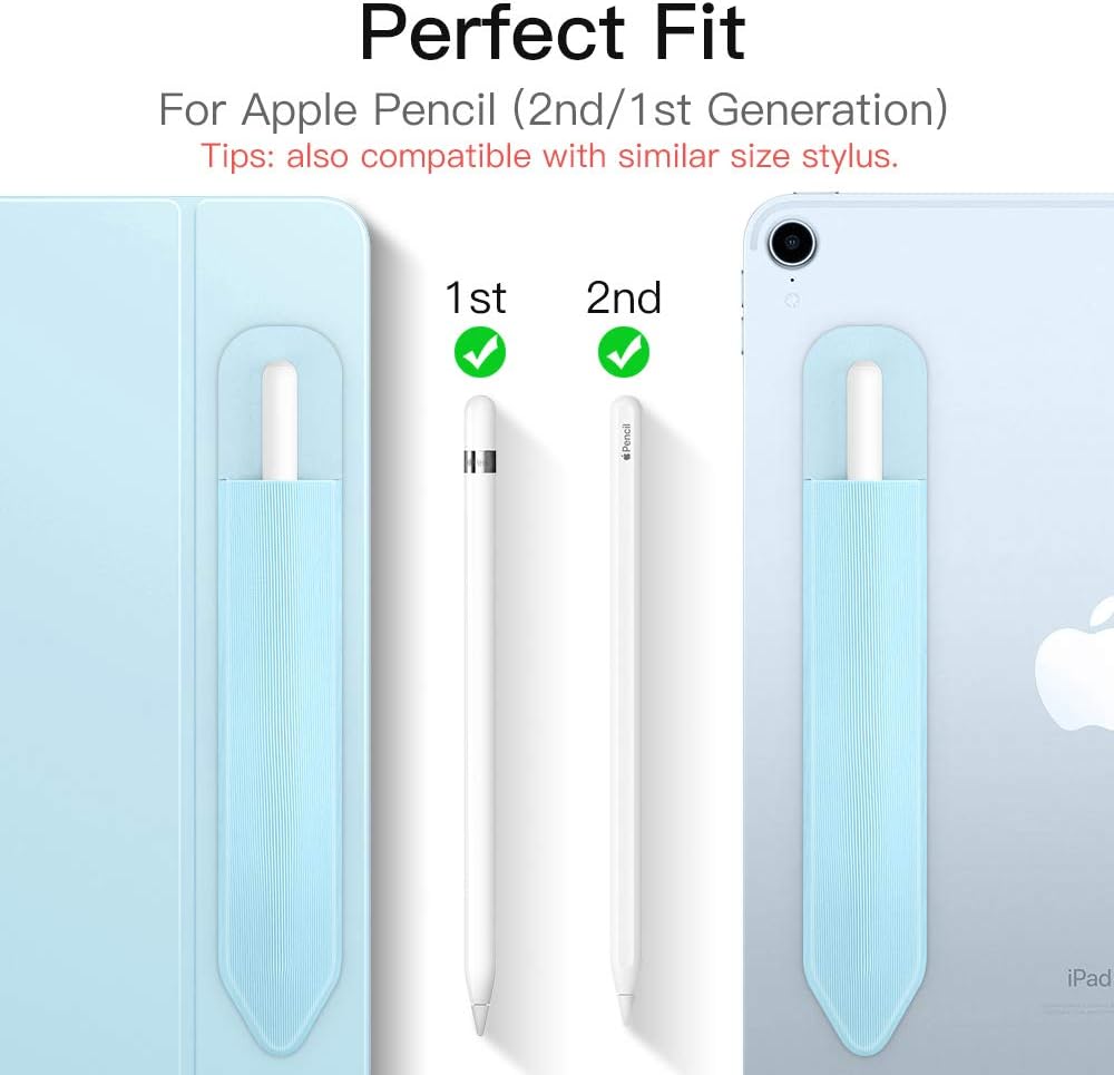 MoKo Pencil Holder Sticker Fit Apple Pencil Pro, Apple Pencil (USB-C), Apple Pencil 1st/2nd Generation - Image 3