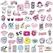 PPOGOO Stickers for Water Bottles, 50 Pcs,Vsco Girl Stickers, Decals Laptop, Waterproof Vinyl, Aesthetic,Trendy Stickers for Teens
