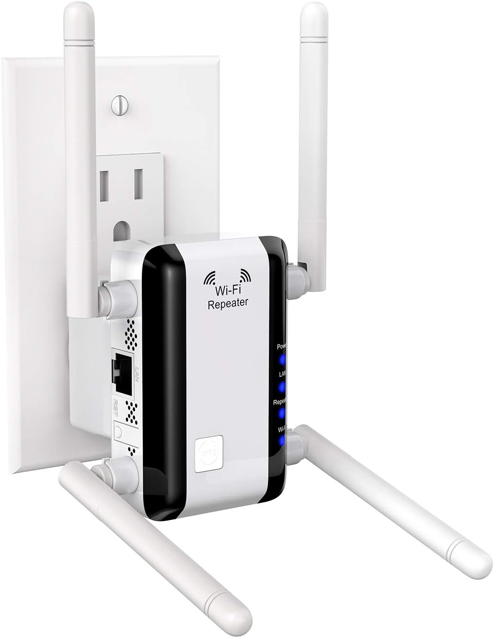 iMitlink WiFi Range Extender, 1200Mbps Super Booster WiFi Repeater, Dual Band Signal Booster for Home Wireless with Ethernet Port, up to 1200 sq.ft 20 Devices 2.4 & 5 Ghz Four Antennas