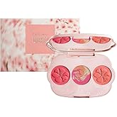 r.e.m. beauty Wicked: For Good | Cherry Blossom Blush Palette | Blendable, Creamy Formula Blurs and Perfects Skin | Blendable, Creamy Formula