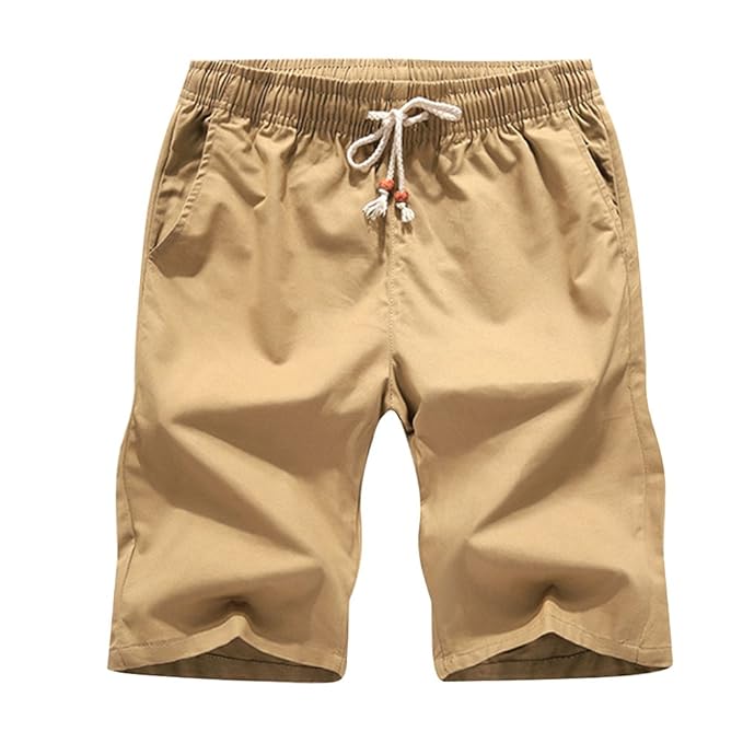 ladies cotton shorts elastic waist