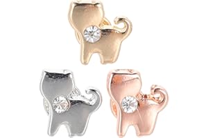 Angoily 3pcs Strap Studs Decorative Ring Watch Strap Nail Bands Watch Band Charm Button Band Diamonds Charms Silicone Watchband Charms Watches Miss Stainless Steel