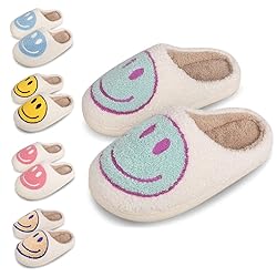 dubuto Smile Face Slippers for Girls Boys, Cute