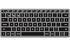 Satechi Slim X1 Bluetooth Backlit Keyboard for Mac, Illuminated Keys & Multi-Device Sync, for MacBook Air/Pro M5/M4, iPad Air
