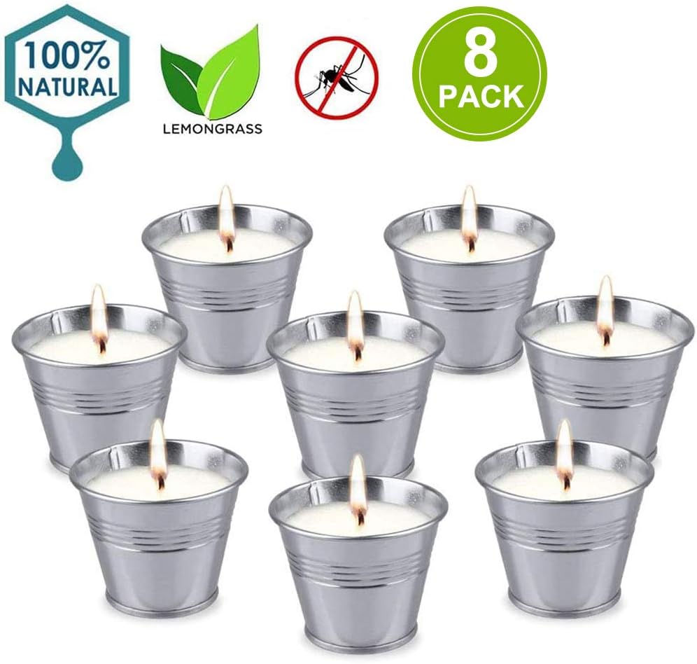 OFUN Citronella Candles Outdoors, Citronella Scented Candles 80120 Hours Burn, Insect Repellent