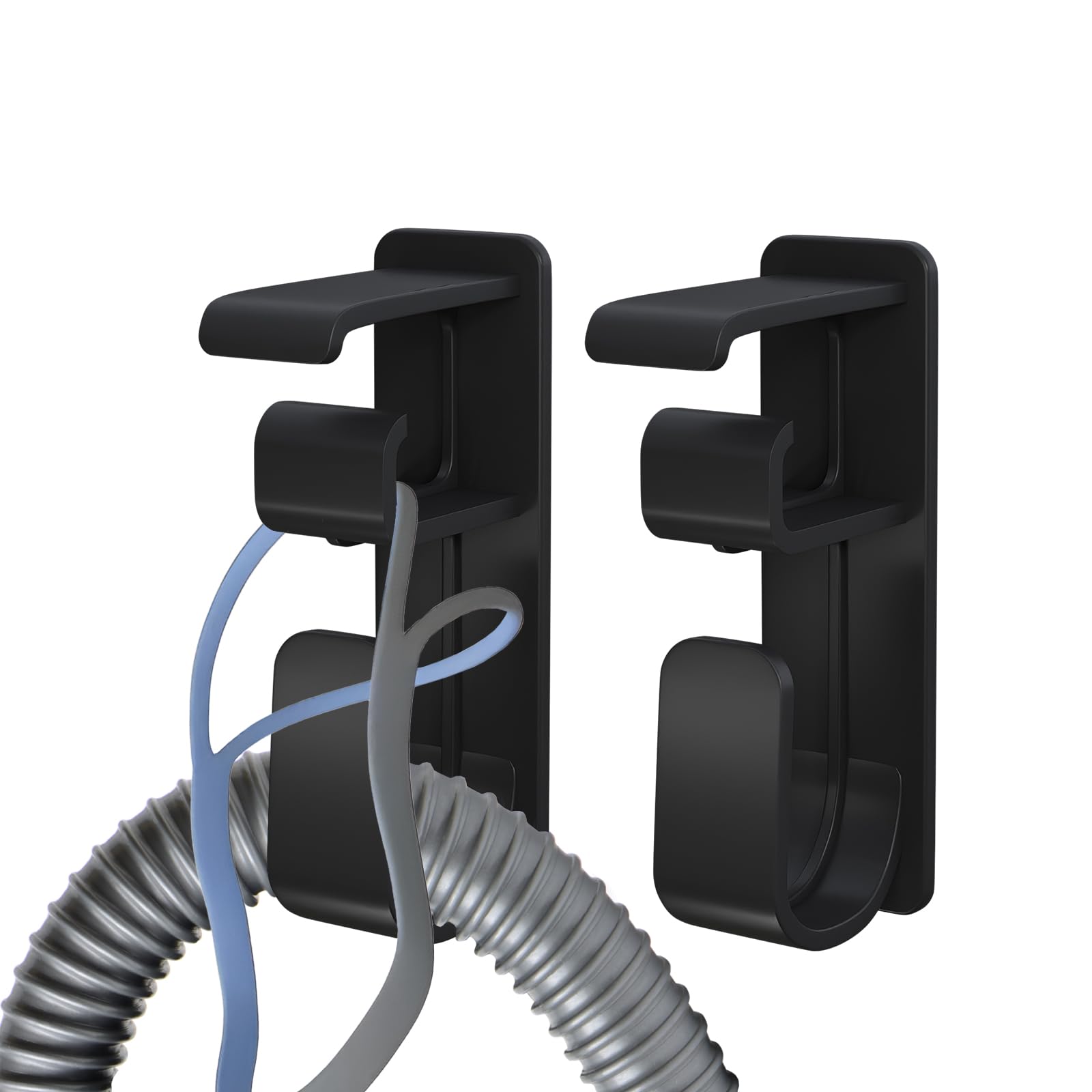 Photo 1 of 2PCS CPAP Hose Holder Hanger cpap Mask Hook & Tubing Holder for Bed with Anti-Skid Function Avoids Hose Tangle and 4 Removable Refill Strips?Damage-Free Hanging? cpap Machine Supplies