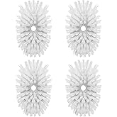 MR.SIGA Soap Dispensing Dish Brush, Kitchen Brush Refill, Pack of 4
