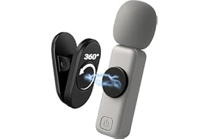 POWERDEWISE Magnetic Clip for Wireless Lavalier Microphone – Strong Mic Magnet Mount for Mini Mic Pro, MAYBESTA, Bulatry, PQRQP – Invisible Hands-Free Mic Holder for Shirt, Jacket, Collar