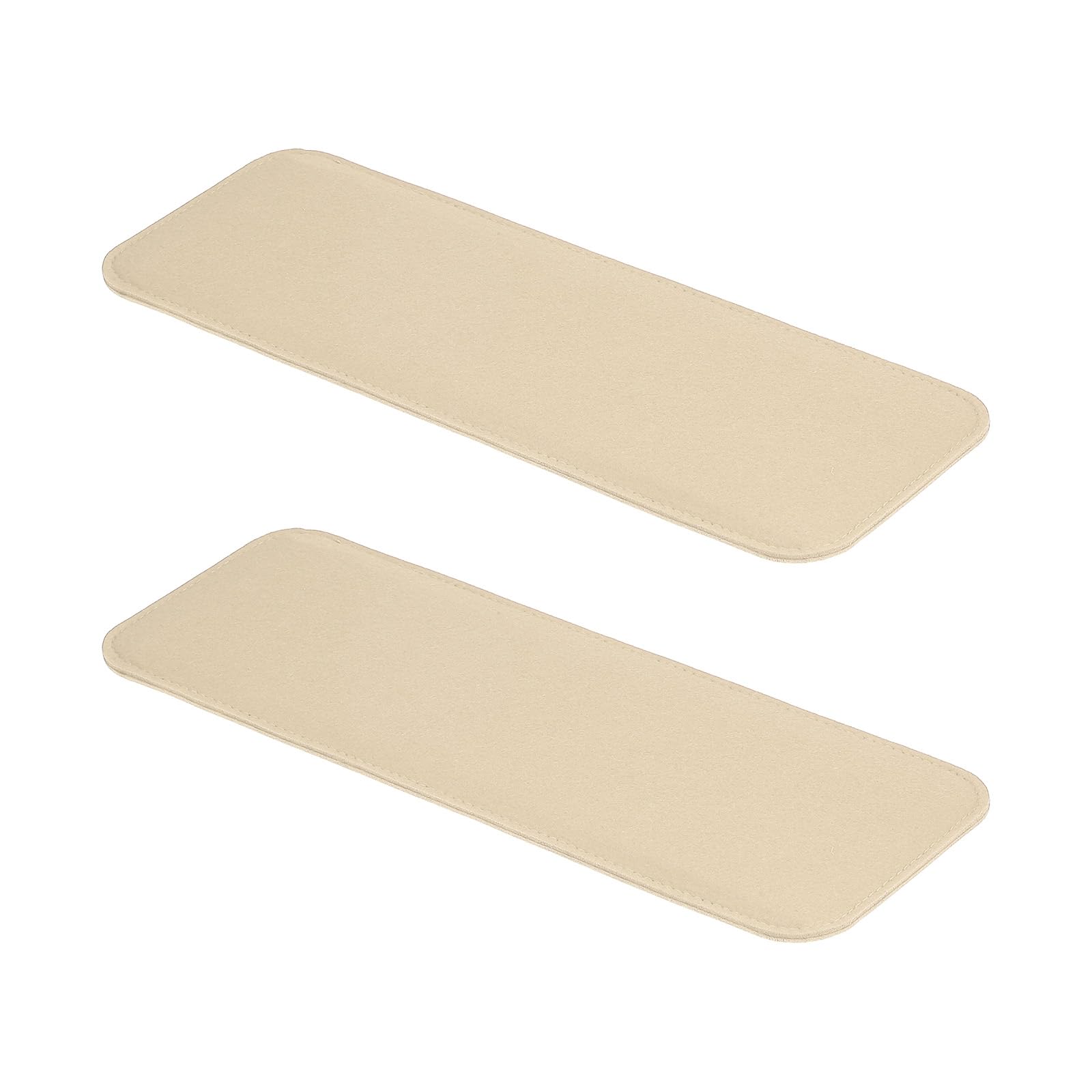 Photo 1 of PATIKIL Felt Base Shaper 14x5 Inch, 2Pcs Bag Bottom Shaper Pad Purse Liner Board Insert Arc Corner for Handbags Tote Crossbody Bag Backpack, Light Beige