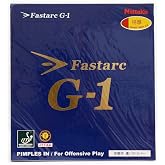 Nittaku NR8702 Table Tennis, Rubber, Fastark G-1, Soft Back, Tension, Red, Thick
