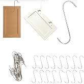 40 Pack 6 Inch Cabinet Door Painting Hangers, Spray Painting Hooks | Sharp Tip Lock Design Provides Secure Grip,for Cabinet Doors, Spray Painting and Woodworking Projects,0.14" hold to 35LBS