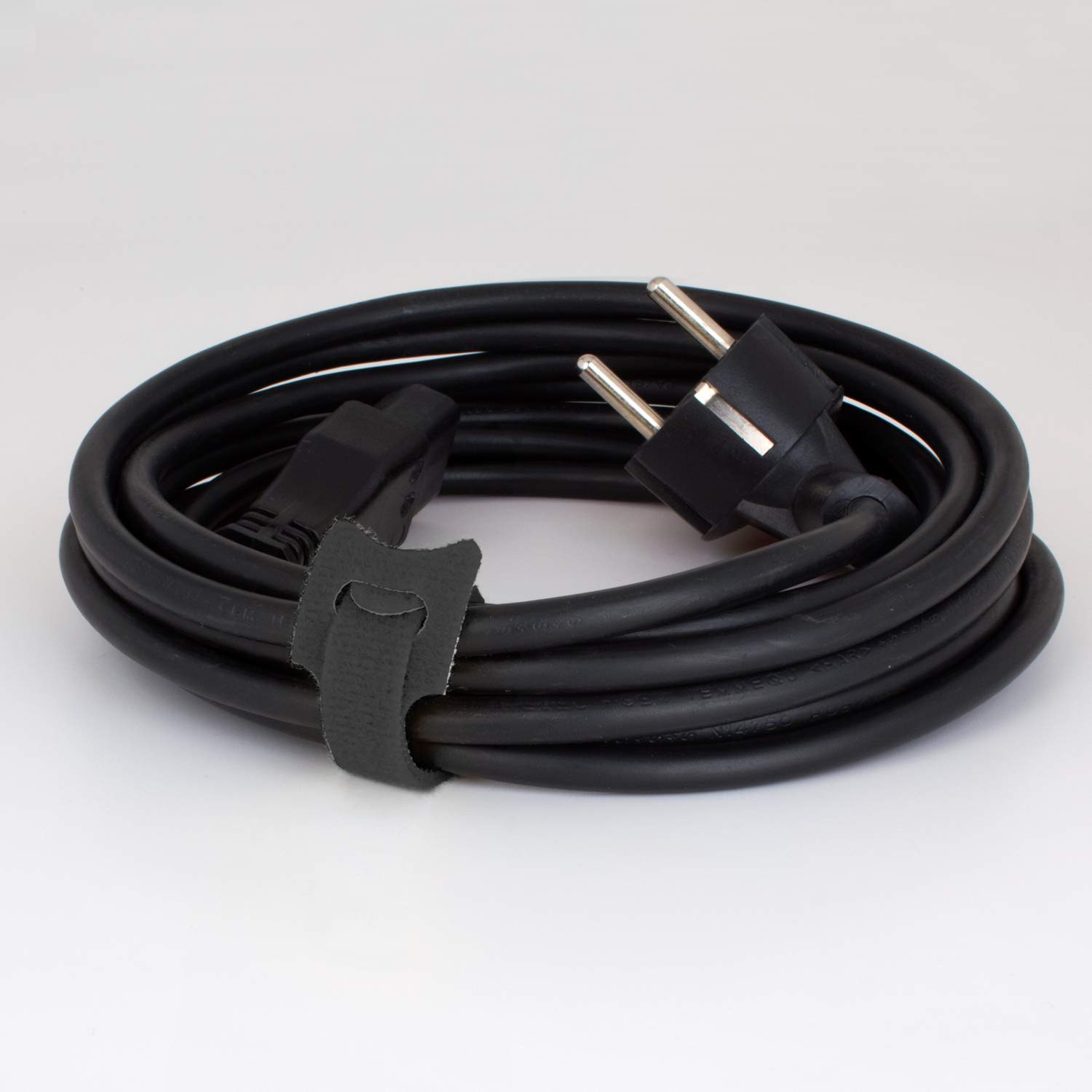 Cable Candy - Cable ties with Velcro fastener - Hook & Loop Black - Always reusable.