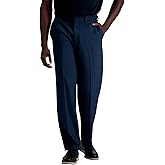 Haggar Men's Premium Comfort Straight Fit Dress Pant - Blue 36x32