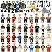Education Community Minifigures Set of 44 Figures + Weapons set Building Bricks Community Mini People and Accessories (44FIGURES+WEAPON)