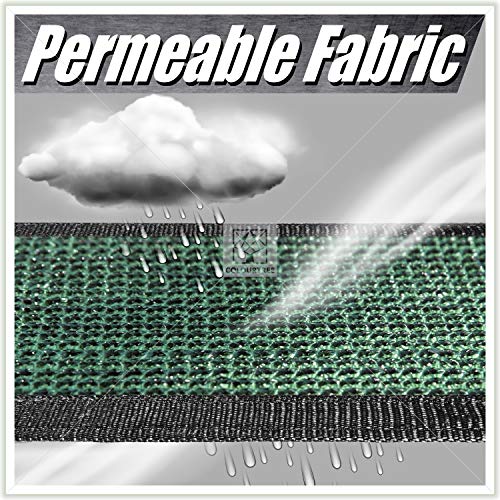 ColourTree 5' x 50' Black Fence Privacy Screen Windscreen, Commercial