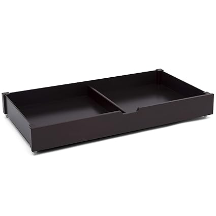 under cot drawer white