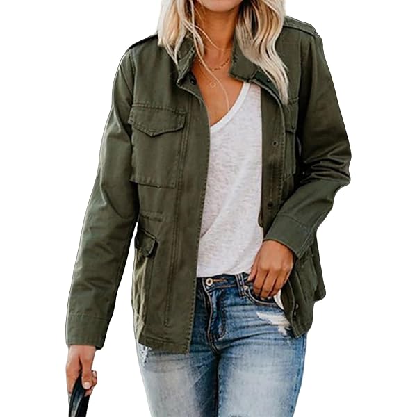 Amazon.com: Womens Fall Jackets Military Anorak Jackets