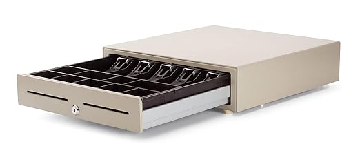 Amazon Com Steel Cash Drawer With Lock And Removable Tray 16 1 8