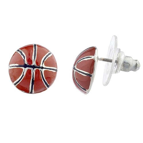 Lux Accessories - Pendientes de balón de baloncesto deportivo ...