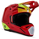 Fox Racing Unisex V1 Motocross Dirt Bike Helmet, Fluorescent Red, X-Small