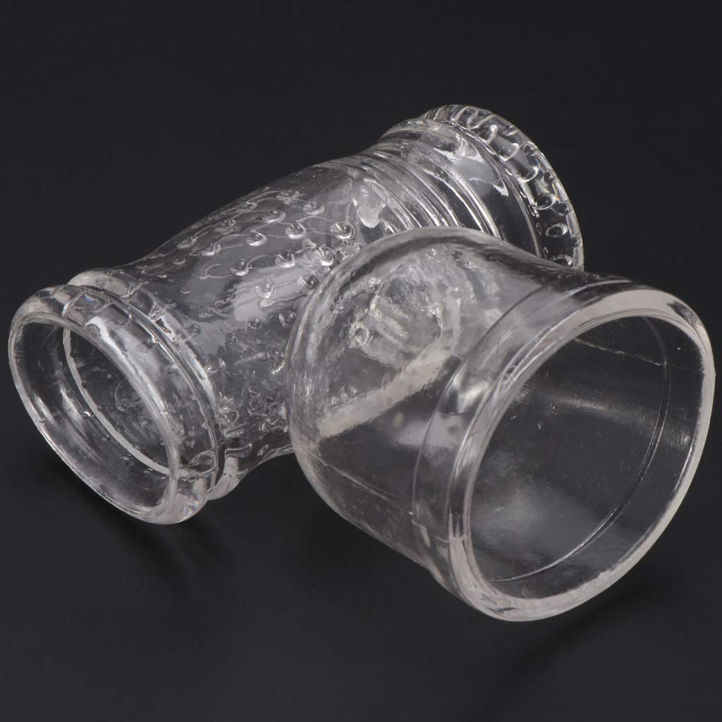 1pcs Transparent Big AV Magic Wands Headgear Vibratttors for Male Toy Gift Body Exercising And Relaxing : Beauty