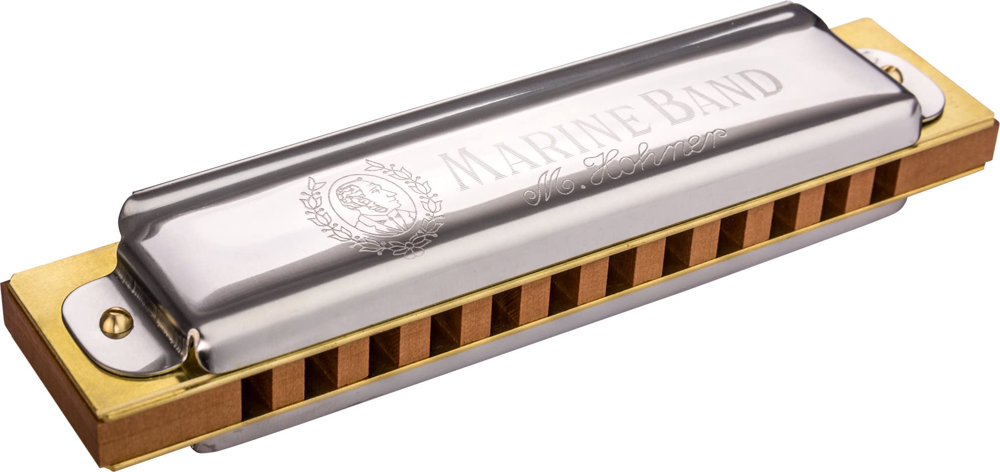 HOHNER Harmonica, Marine Band 24, D, low