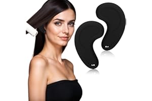 HAIFAFAFAING Ear Covers for Hair Dye, High-Temp Resistance and Reusable Silicone Ear Protectors for Salon, Home, Protects from Dryer, Heat Iron (Black)