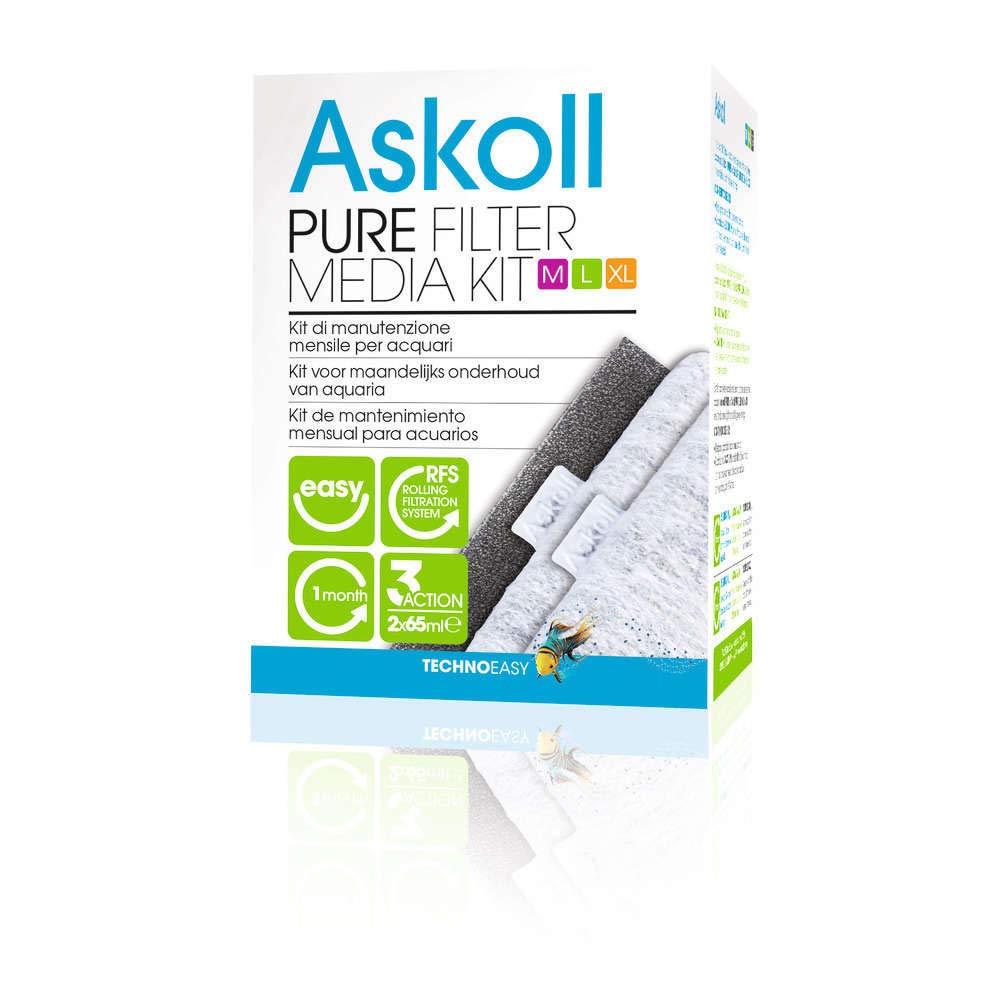 Askoll AC350013 Replacement Filter Kit for Pure M-L-XL
