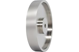 GYTYCATAH CBN Grinding Wheel, Dia 6" x 1" Wide with 1/2" Arbor, Diamond Grinding Wheel for Sharpening High Speed Steel, Grit 1000