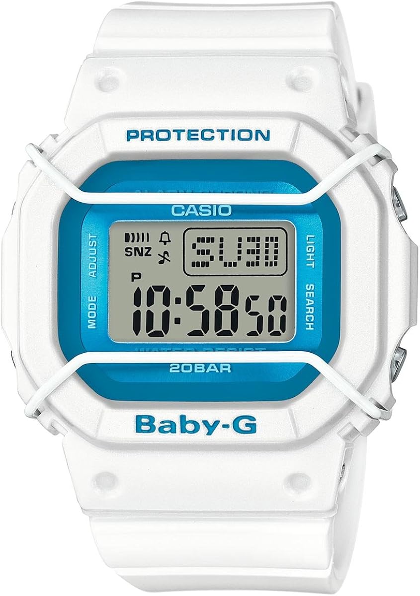baby g white blue