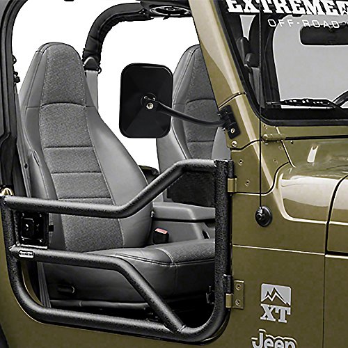 image for MICTUNING Side Mirrors with Anti-Slip Mount Bracket, Adjustable for 19